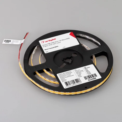 Светодиодная лента COB-X400-8mm 12V Warm3500 (9 W/m, IP20, CSP, 2.5m) (Arlight) 044588