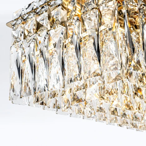 Подвесная люстра хрустальная Modelux ML.7084.1200 GD