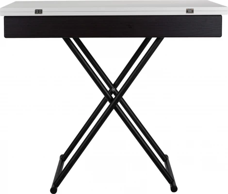 Стол-трансформер Лерон белый/черный Mebelik арт.009210