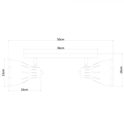 Спот Arte Lamp Marted A2215AP-2BL