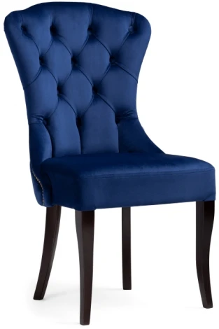 Деревянный стул Woodville Милано 1 синий / венге 474341