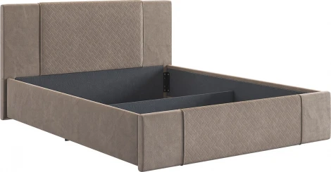 Каркас кровати Хлоя 160х200 см Mebelson (ДСП,Ткань/Латте) арт.KM1.6-24.2763