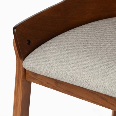 Обеденный стул Safia с мягким сиденьем Cosmo RED 420286