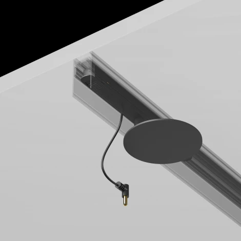 Коннектор для Яндекс Станции Мини Maytoni Accessories for tracks Exility TRA034CVC-B (48V)