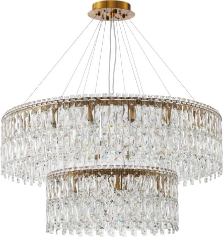 Подвесная большая люстра хрустальная Stilfort Splendy 2173/05/26P (220V, на тросе)