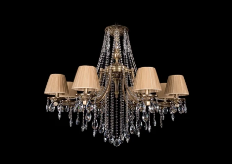 Подвесная люстра Bohemia 1771 1771/8/340/B/FP/SH37-160