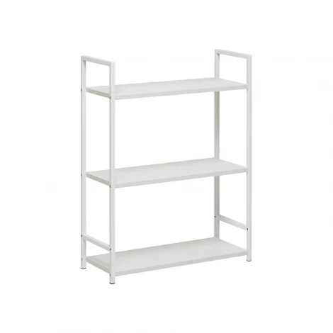 Стеллаж Leset Стилвуд 23 широкий, 3 полки 4687207095648 Металл, Белый