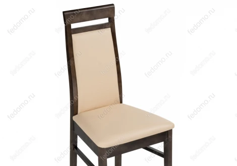Деревянный стул Woodville Амиата орех / ваниль 474303