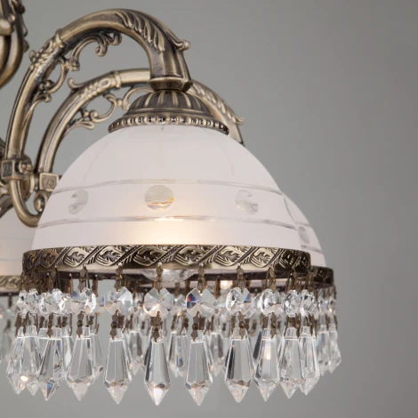 Подвесная люстра Eurosvet 22823 22823/5 античная бронза