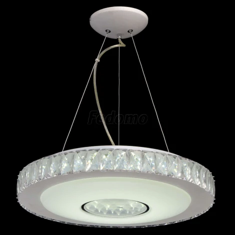 Подвесная люстра DeMarkt Фризанте 687010601 (регулировка яркости, LED, 220V, диммер, пульт управления, на тросе)