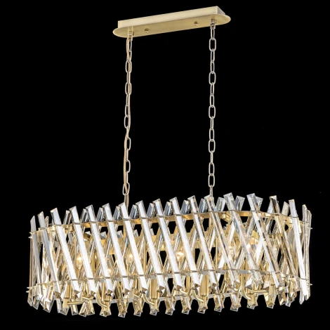 Подвесная люстра Citilux Ингвар CL334303 (220V, хрусталь, на цепи)