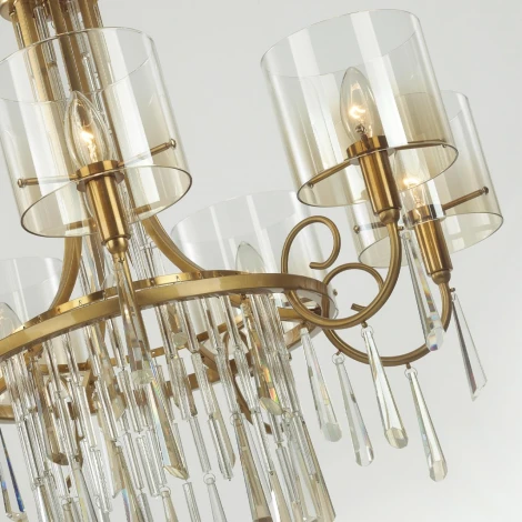 Подвесная люстра Nicole 4886/7 Odeon Light (220V, подвески, на цепи)