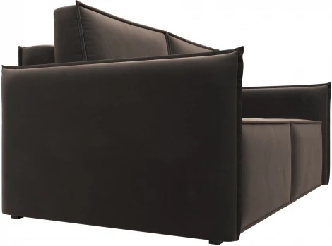 Диван прямой Либерти мини (Коричневый/Велюр) Лига Диванов арт.121897