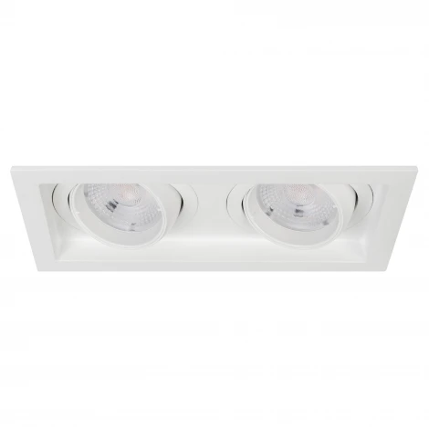 Встраиваемый светильник светодиодный MS-VORTEX-BUILT-S170x90-2x12W Day4000 (WH-WH, 40 deg, 230V) (Arlight, IP20 Металл) 057771