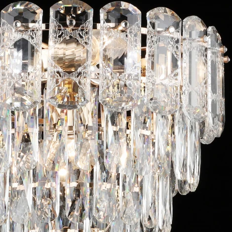 Подвесная люстра хрустальная Reluce 36720-0.4-6+4 FGD
