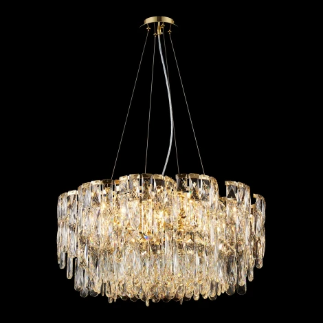 Подвесная люстра Lussole Presidio LSP-6045 (220V, хрусталь, на тросе)