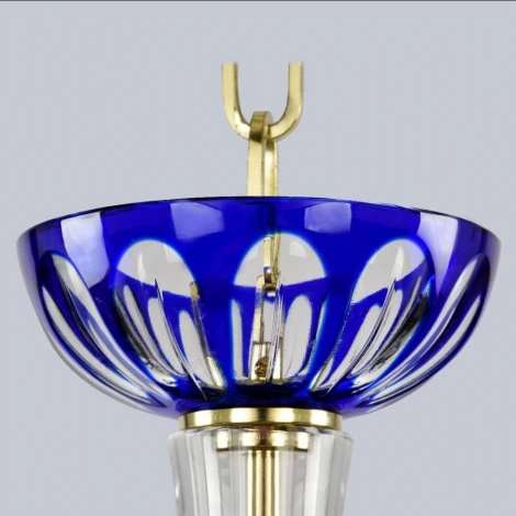 Подвесная люстра Bohemia 1308 1308/10/240 G Cl/Clear-Blue/H-1H