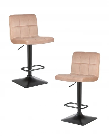 Набор 2 шт стул барный DOBRIN DOMINIC (мокко велюр (MJ9-9))