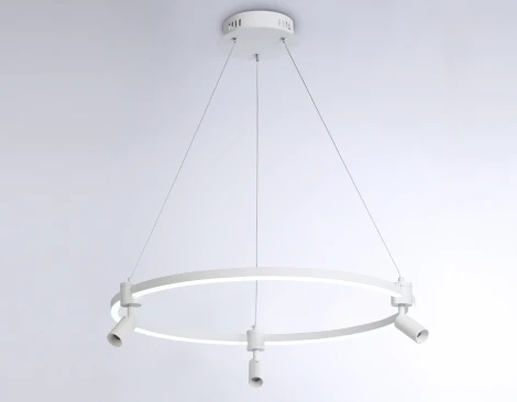 Подвесной светильник Ambrella COMFORT FL5292 (регулировка яркости, LED, 220V, пульт управления, на тросе, кольцо)