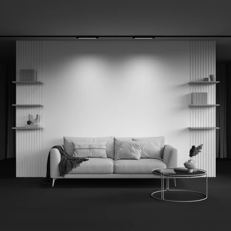 Трековый светильник однофазный светодиодный 12W 220V Maytoni Technical Basis TR000-1-12W3K-B_1