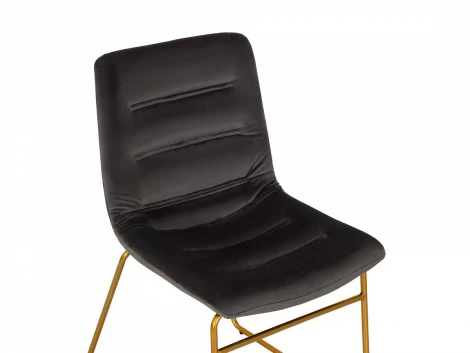 Стул Amilie ОГОГО 687293 (темно-серый, золотистый)