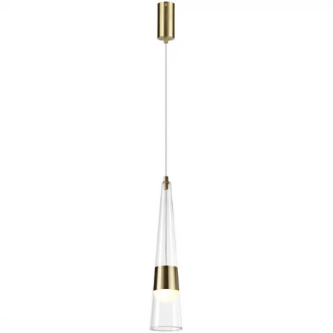 Подвесной светильник Odeon Light Lump 5043/12L глянц.золото/прозрачный/металл/стекло LED 12W 3000K 1334Лм (220V, на проводе)