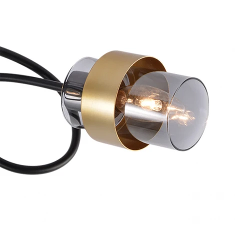 Потолочная люстра Escada Hurricane 1139/3P Black/Gold E14*40W