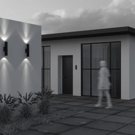 Уличный настенный светильник Outdoor O514WL-L30B3K1