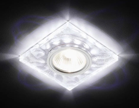 Встраиваемый точечный светильник Ambrella Декоративные Led+mr16 S234 W/CH/WH (220V)