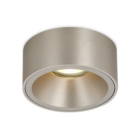 Светильник встраиваемый Donolux Munich DL18030R1Varnish под лампу GU10 шлифованный алюминий