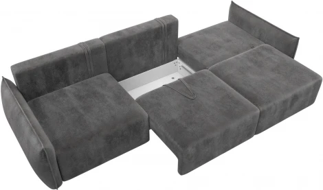 Диван прямой Лига-051 НПБ Лонг Лига Диванов (Велюр) арт.128641