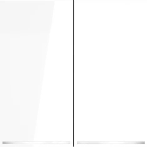 Проходной переключатель двухклавишный с подсветкой (белый глянцевый) Voltum S70 VLS020401