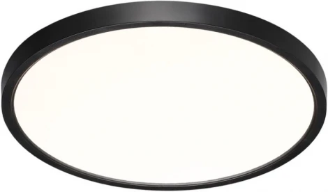 Настенно-потолочный Sonex Alfa Black 7660/24L MITRA пластик/белый/черный LED 24Вт 3000/4000K D300 IP20 (220V, круглые)