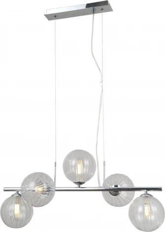 Подвесная люстра Moderli Molly V10801-5P (220V, на тросе, шар, молекулы)