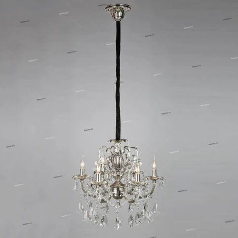 Подвесная люстра Omnilux Grosseto OML-77713-06 (220V, на цепи, подсвечник, свеча)