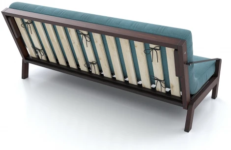 Диван Arsko Локи орех голубая рогожка