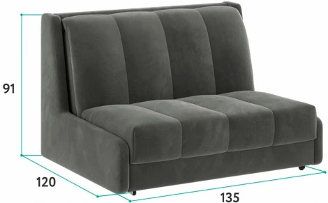 ВЕНЕЦИЯ Кровать-диван прямой бежевый, 120 D1 furniture арт.AAA41384002