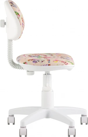 Кресло компьютерное детское УМКА Princesski пластик белый Stool Group (арт.УТ000038772)