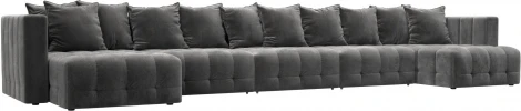 Диван П-образный Лига-052 НПБ МегаЛонг Лига Диванов (Велюр) арт.128865