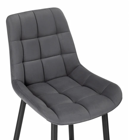 Полубарный стул Notta Алст К темно-серый / черный 502126