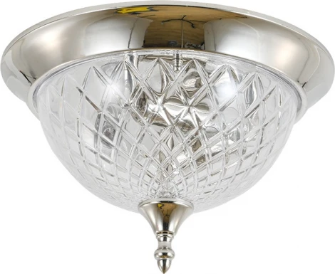 Потолочный светильник круглый Newport 6400 6403/PL nickel new (220V, круглые)