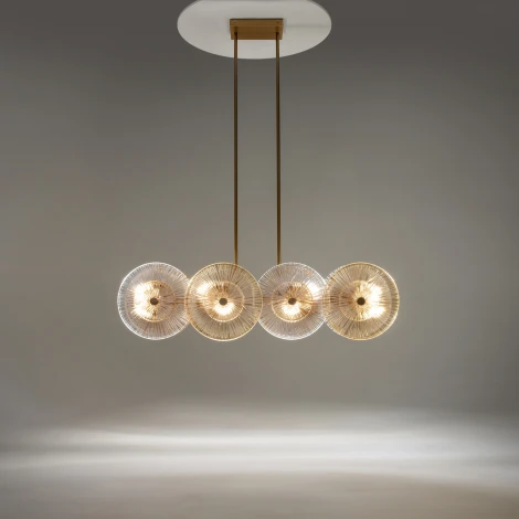 Потолочная люстра на штанге Maytoni Aster MOD007PL-08G1 (220V)