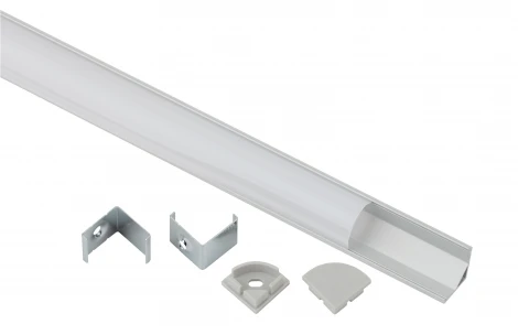 Комплект с угловым анодированным профилем для светодиодной ленты ЭРА 1616R 1616R-1m