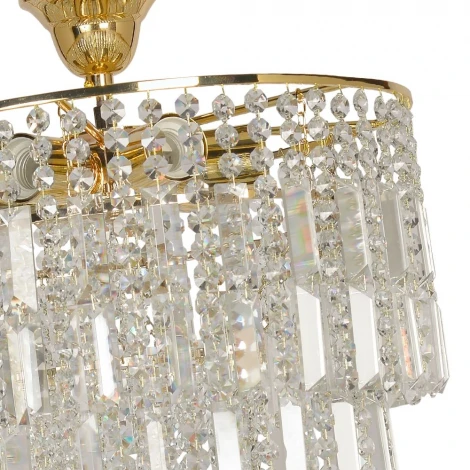 Подвесная люстра Arti Lampadari Napoli E 1.5.38.501 G (220V, хрусталь)