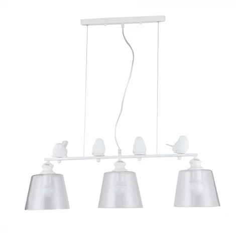 Подвесной светильник Arte Lamp Passero A4289SP-3WH (220V, на тросе, круглые, птички)