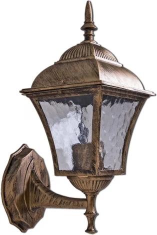 Настенный фонарь уличный Reluce 08243-0.2-001W BKG (220V, фонарь, IP44)