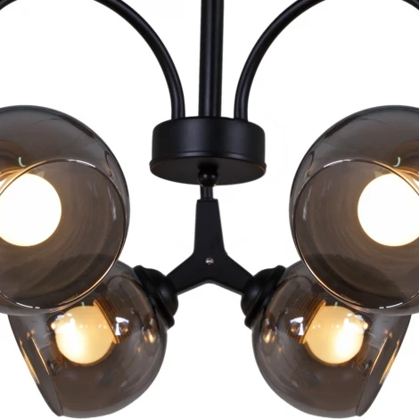 Потолочная люстра на штанге Reluce 01268-0.3-06 BK+CR (220V)