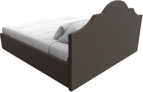 Кровать интерьерная Афина 180 (Коричневый/Рогожка) Лига Диванов арт.123047