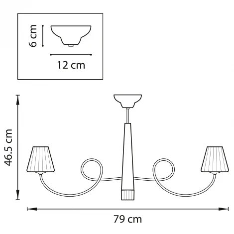 Потолочная люстра Lightstar Vortico 814097