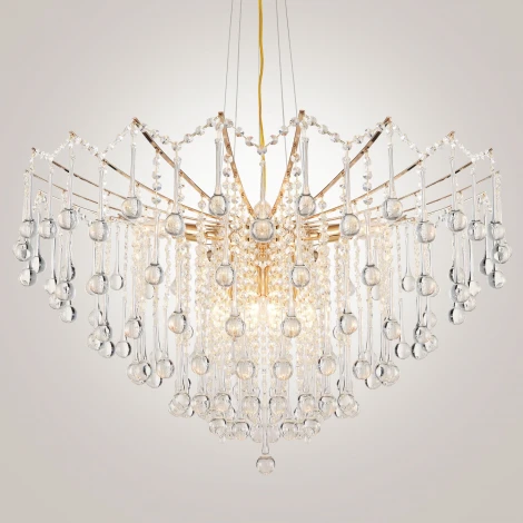 Подвесная люстра хрустальная Modelux MODELUX ML.6761.10 GD